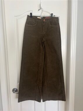 Anthropologie Wide Leg Corduroy Pants
